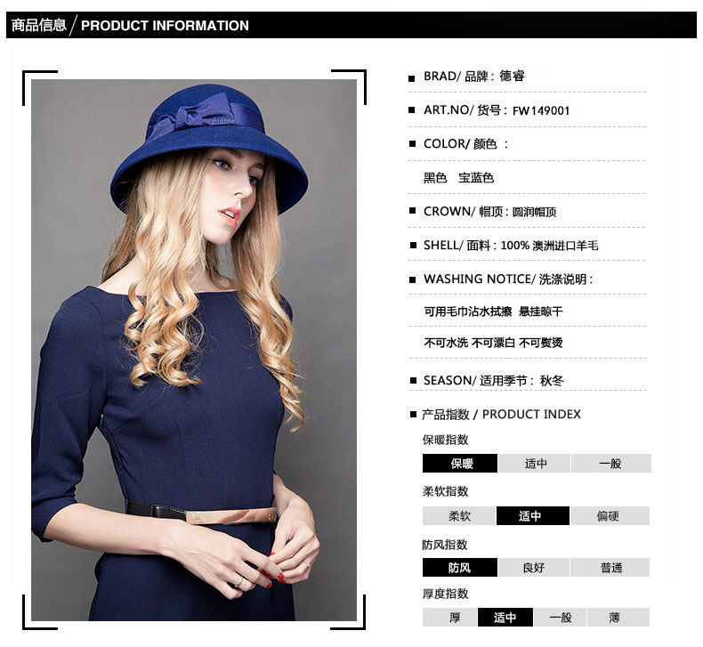 大沿帽，產(chǎn)品信息