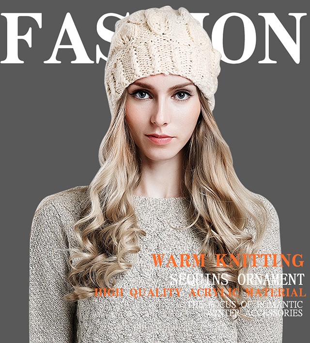 秋冬保暖又時髦，一頂針織帽就足夠！